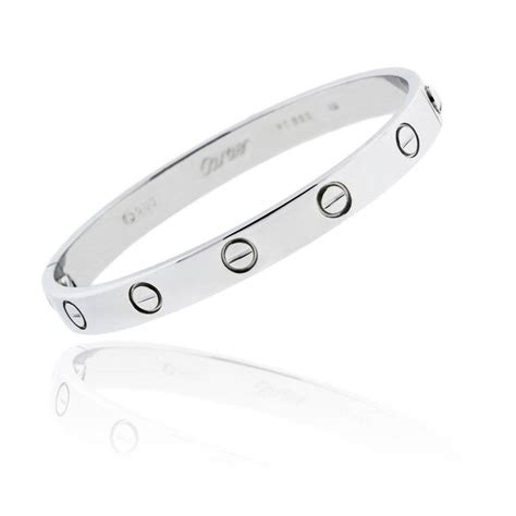 replica cartier love bracelet sterling silver|authenticate cartier love bracelet.